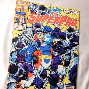 Marvel Comics Super Pro NFL Volume 1 #9 1992 Vintage